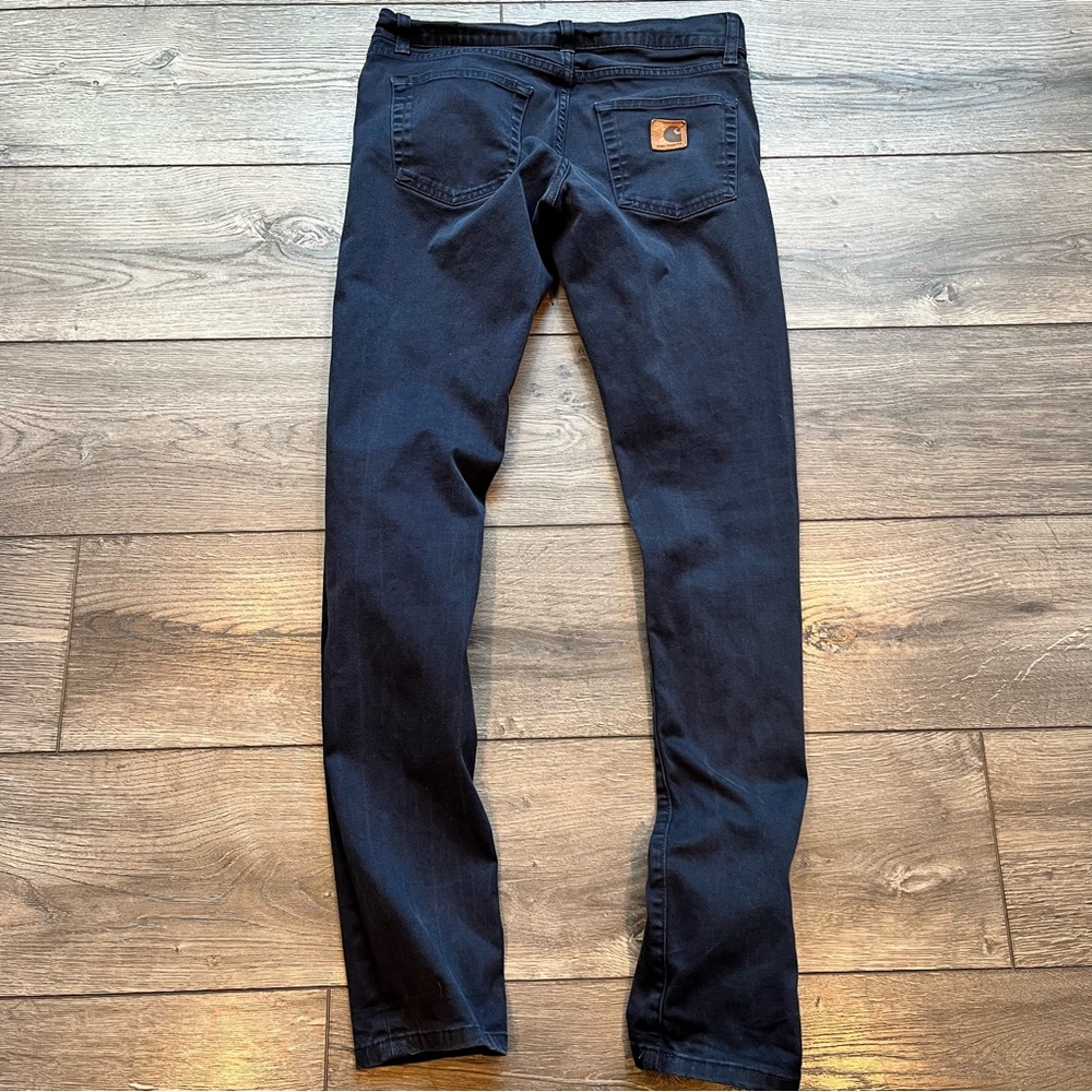 Carhartt WIP Navy Skinny Jeans